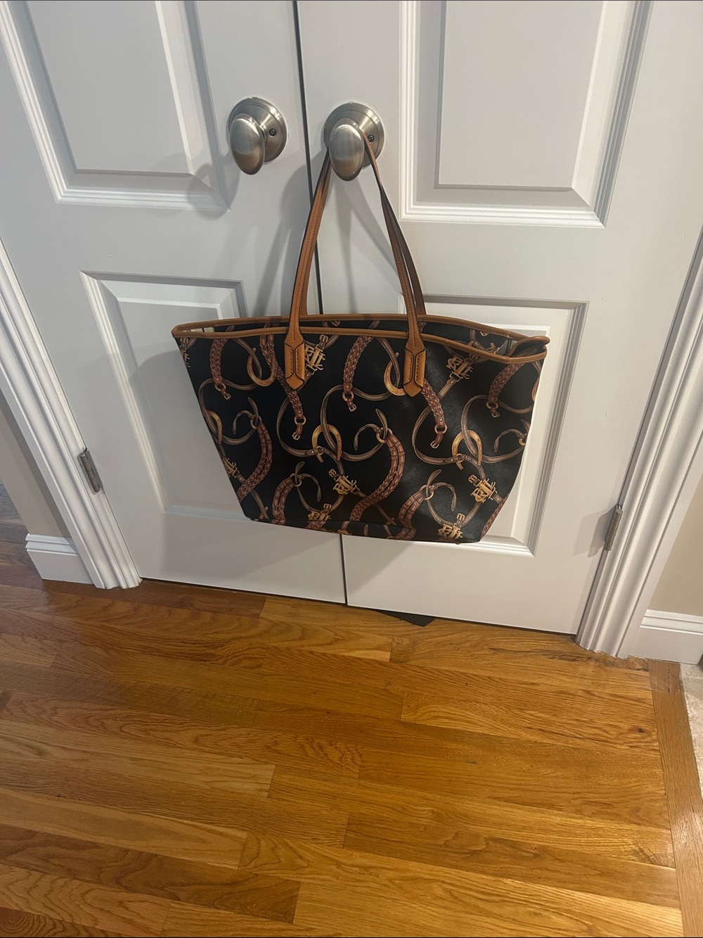 Lauren Ralph Lauren equestrian style tote